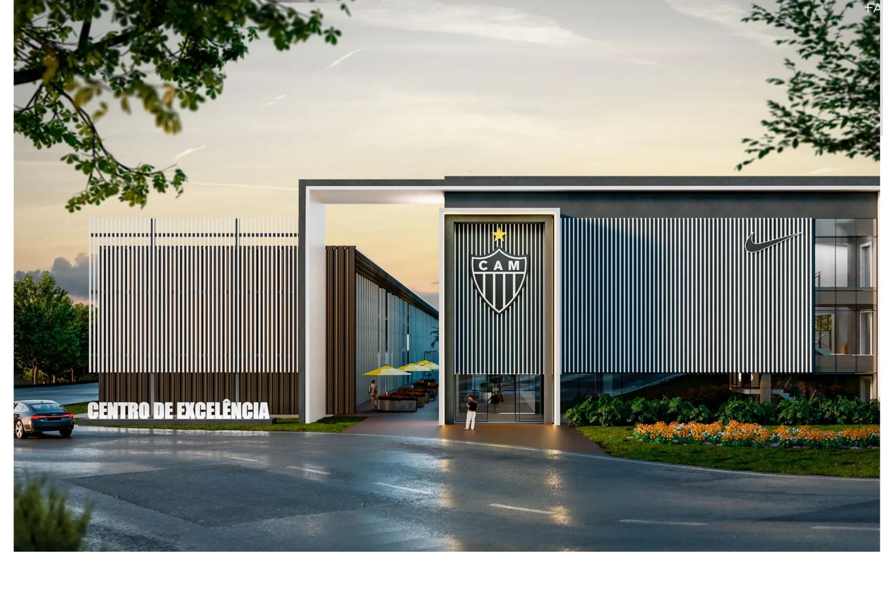 Pórtico de entrada da Cidade do Galo