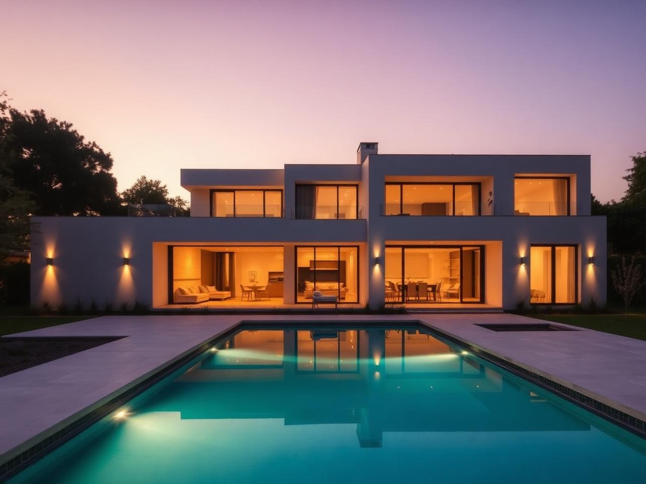 Casa Contemporânea com Piscina